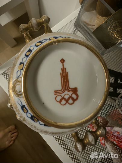 Самовар олимпийский Гжель