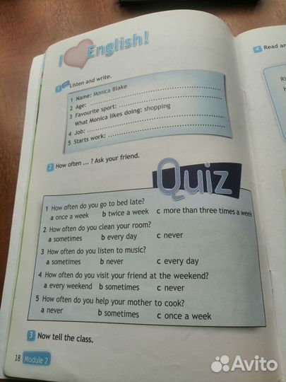 Рабочая тетрадь по английскому Spotlight 4 класс