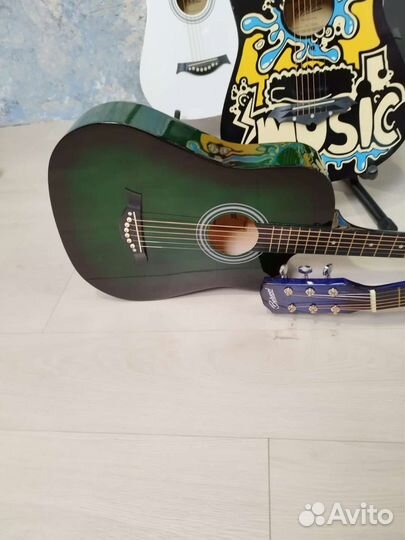 Гитара+комплект доп. струн
