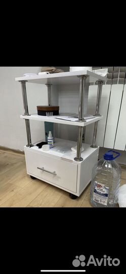 Тележка косметологическая с ящиком