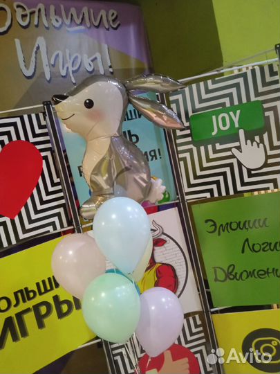 Набор шаров и заяц