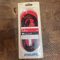 Оптический кабель Philips, 1,5 м + адаптер 3,5 мм