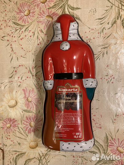 Жестяная коробка новогодняя для конфет