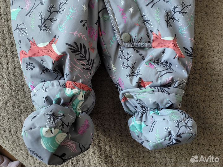 Зимний комбинезон Crockid 62-68р