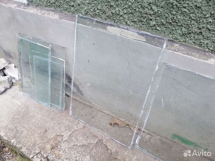 Стёкла от окон, б/у, 28-шт