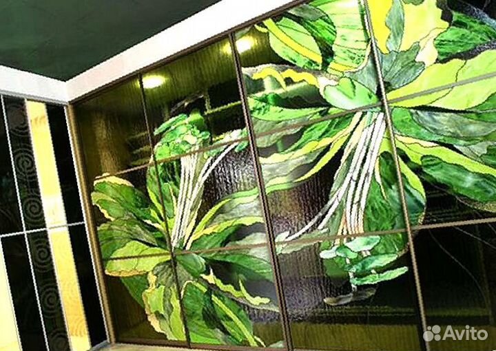 Фотопечать на стекле на кухню