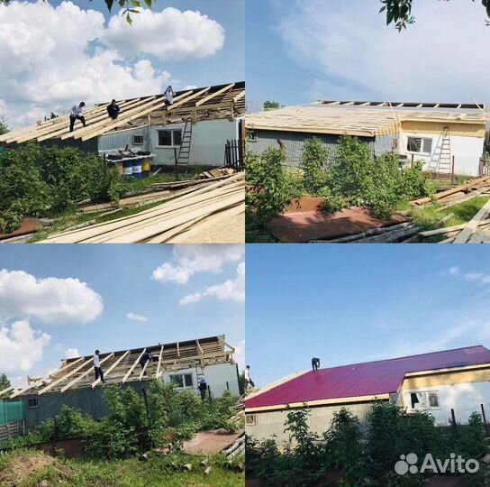 Кровельные работы. Монтаж, ремонт, замена кровли