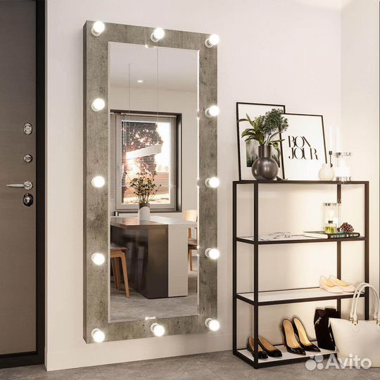 Зеркало с подсветкой в полный рост новое