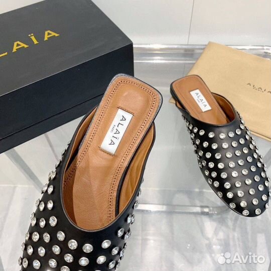 Шлепанцы alaia мюли