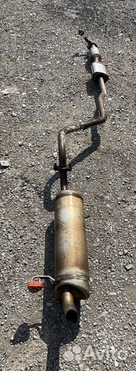 Глушитель выхлопная Hyundai Solaris 1 хэтчбек