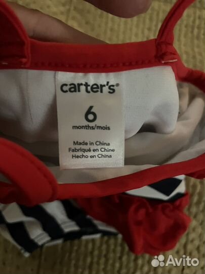 Купальник 62-68 carters для девочки