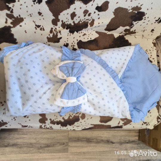 Комплект на выписку для мал. дев.-конверты(разные)