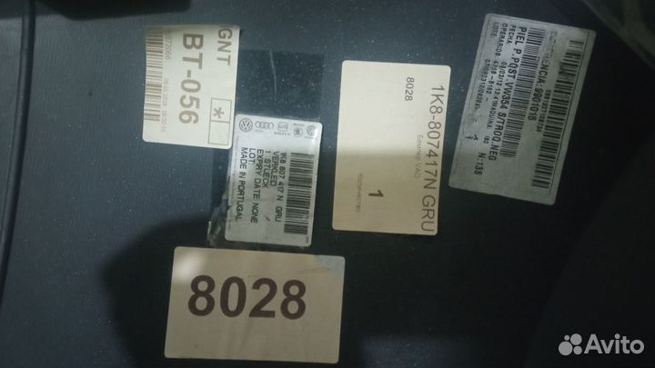 Бампер задний на volkswagen scirocco