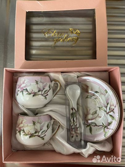 Сервиз чайный икорница салфетница