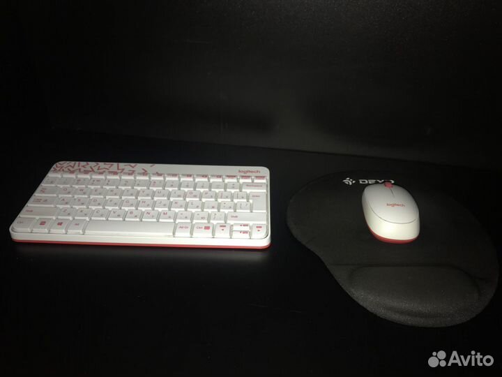 Клавиатура и мышь беспроводные Logitech MK240 Nano