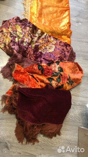 Плюшевые скатерти винтаж СССР