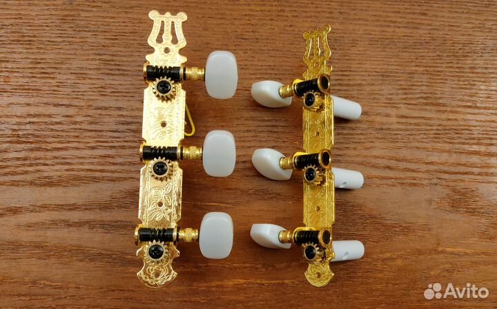 Колковый механизм на планке на классическую гитару