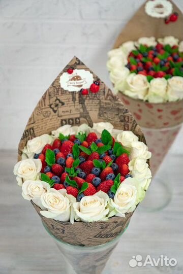 Съедобные букеты из ягод/фруктов