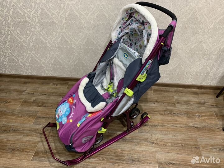 Коляска санки nika 7-2