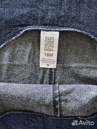 Джинсовый комбинезон 68 74