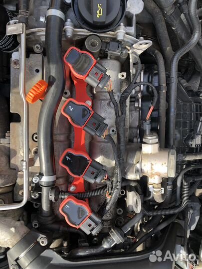 Адаптер на красные катушки (R8) для 1,4 tsi caxa
