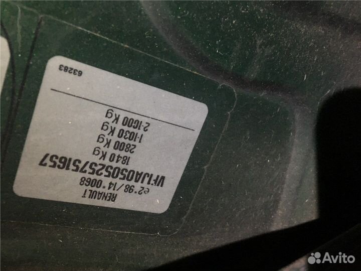 Разбор на запчасти Renault Scenic