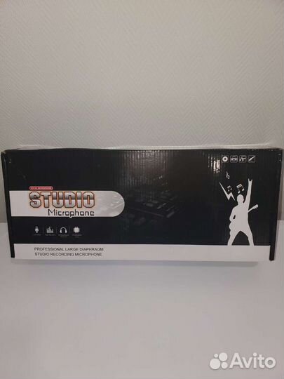 Набор Микрофон, держатель,ветрозащита новый