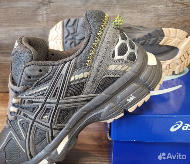 Кроссовки Asics беговые артикул 2408 сер/серый