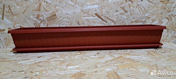 Кашпо) с поддоном для цветов. 100.19.14см