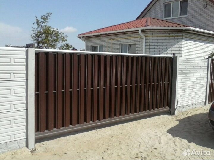 Ворота Откатные под Ключ