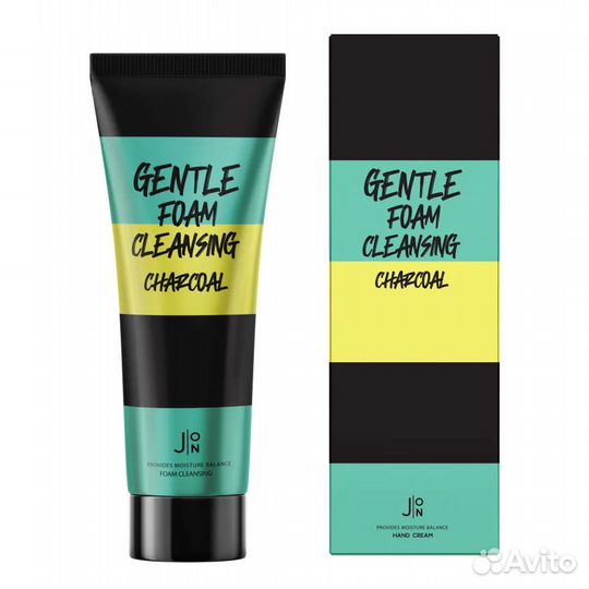 J:ON Gentle Foam Cleansing Charcoal, 100 мл