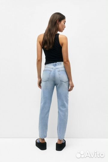 Джинсы мом Pull&bear