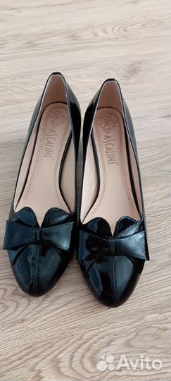 Туфли ascalini, белые балетки 42,43