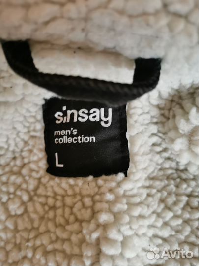 Джинсовая куртка мужская зимняя