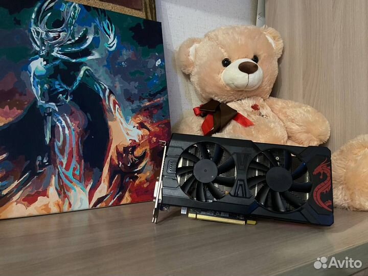 Видеокарта rx 570 8gb red dragon
