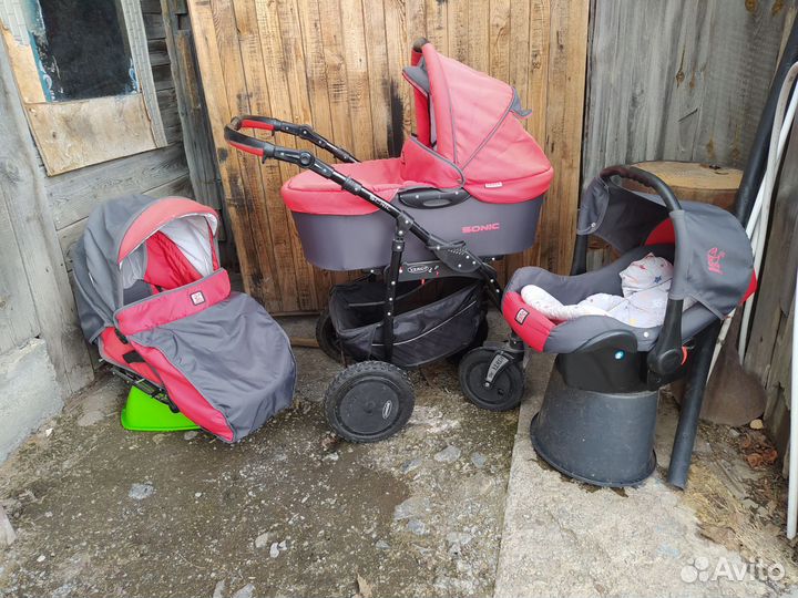 Коляска sonic verdi 3 в 1