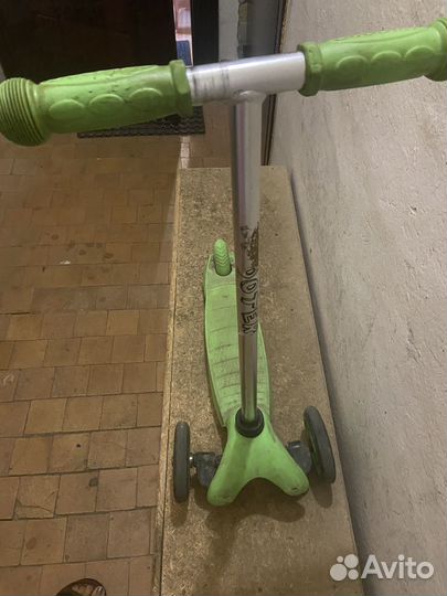 Самокат детский трехколесный бу