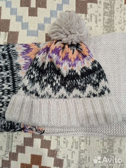 Шарф, шапка, рукавицы