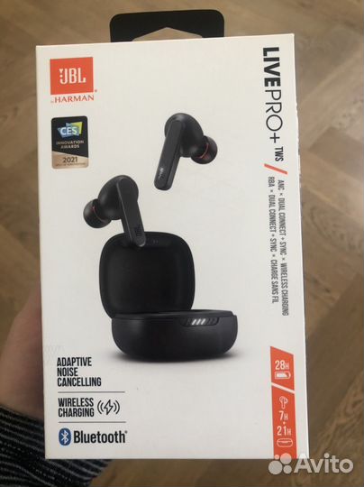 Беспроводные наушники jbl live PRO+TWS