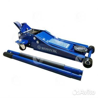 Домкрат подкатной Rossvik 3т низкопроф. 75-505
