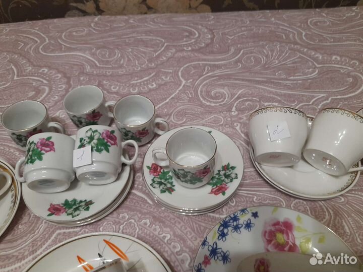 Чайные, кофейные пары. СССР