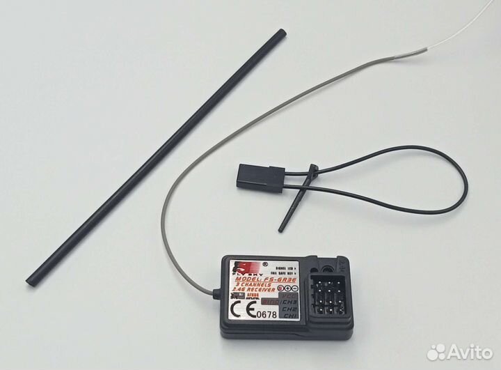 Приёмник FlySky 3ch, FS-GR3E, 2.4G