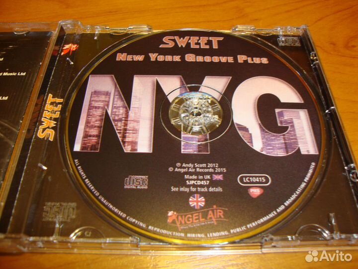 CD Sweet. New York Groove Plus