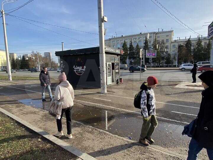 Павильон на остановке бгау 25 м²