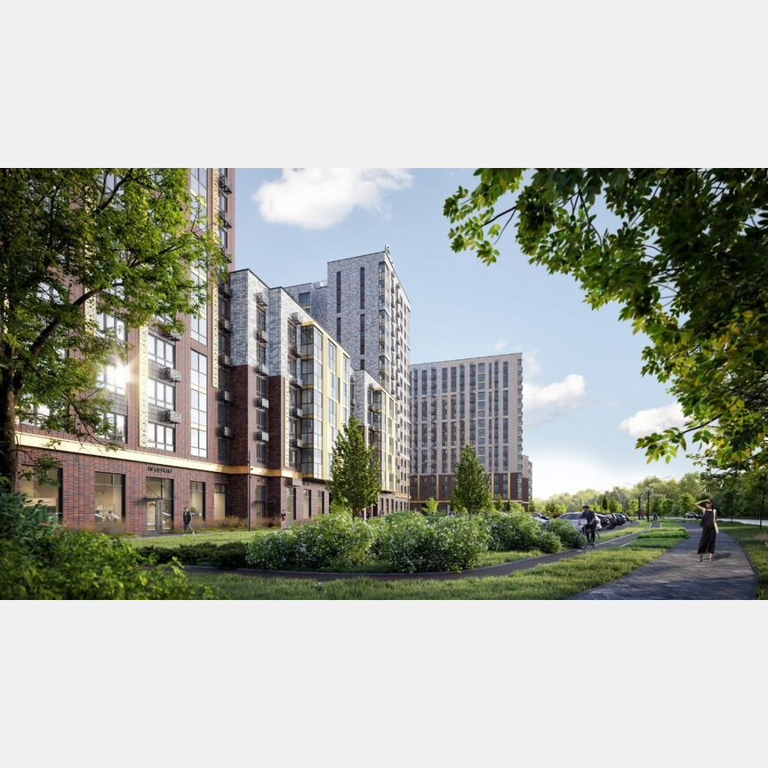 1-к. квартира, 56,3 м², 17/18 эт.