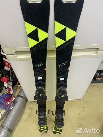 Горные лыжи Fisher sl worldcup 120 см