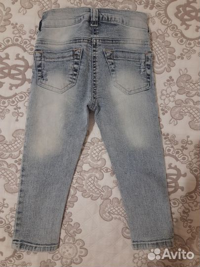 Джинсы для девочки 92