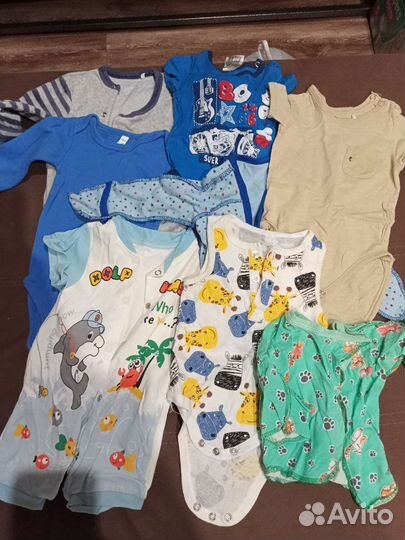 Детские вещи пакетом на мальчика от 0 до 1 года