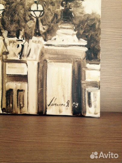 Масло холст Лондон Картина худ-к Ярослав Левченко