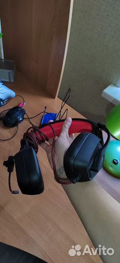 Наушники с микрофоном для пк redragon muses 2